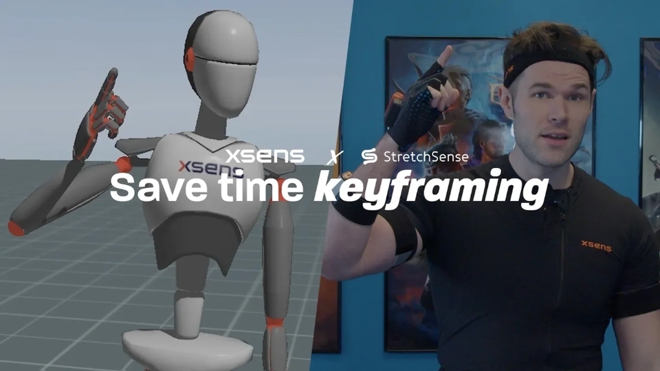 Интеграция StretchSense и Xsens