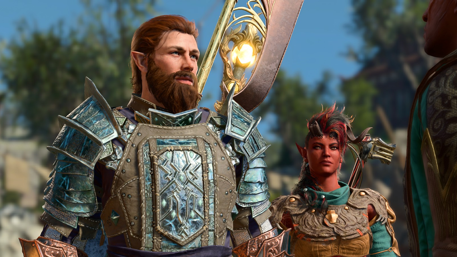 Диалоговая сцена Baldur's Gate 3: поза, жест и интонация принадлежат реальному человеку