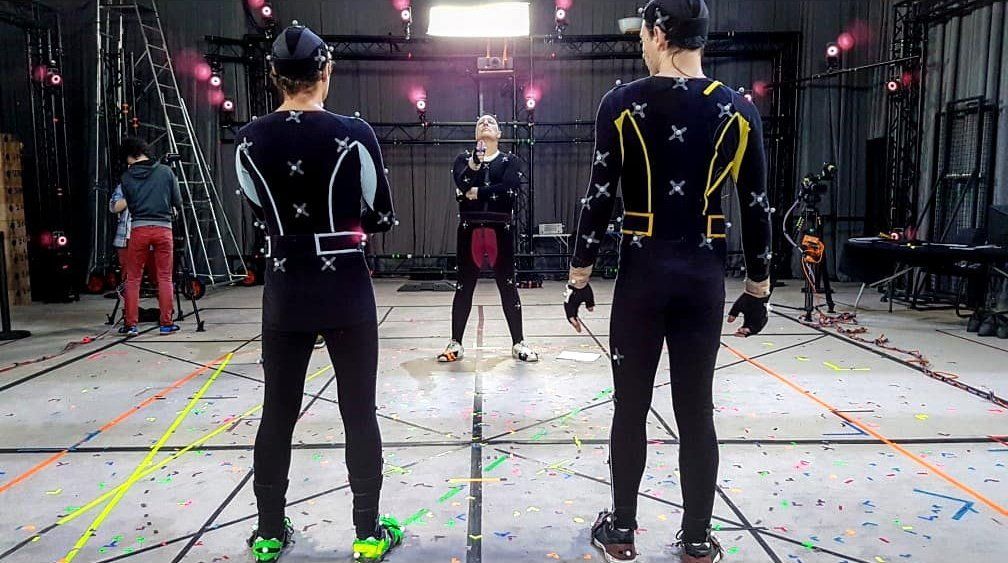 Закулисье съёмок motion capture