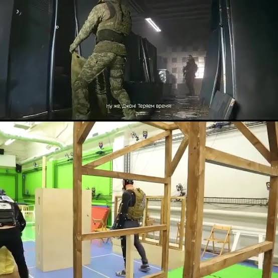 Актёр захвата движений на площадке