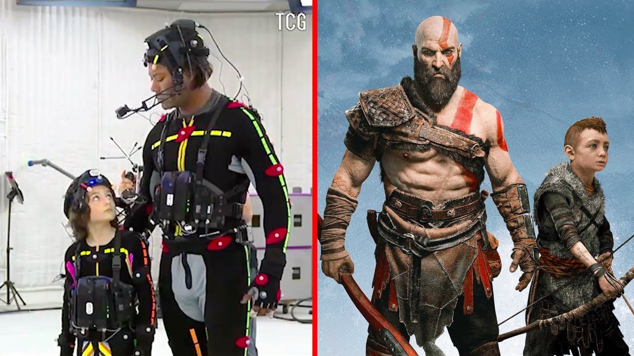 Сравнение: актёры в mocap-костюмах и их игровые персонажи