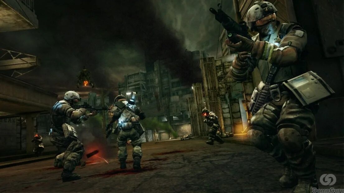 Бой в Killzone 2: солдаты ISA в перестрелке