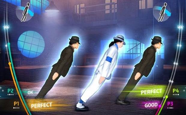 Wii-версия: силуэтные аватары повторяют хореографию