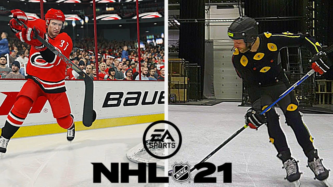 Закулисье сессии захвата движения NHL 21