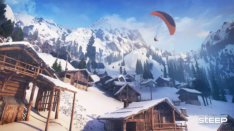 Steep: трюк в воздухе