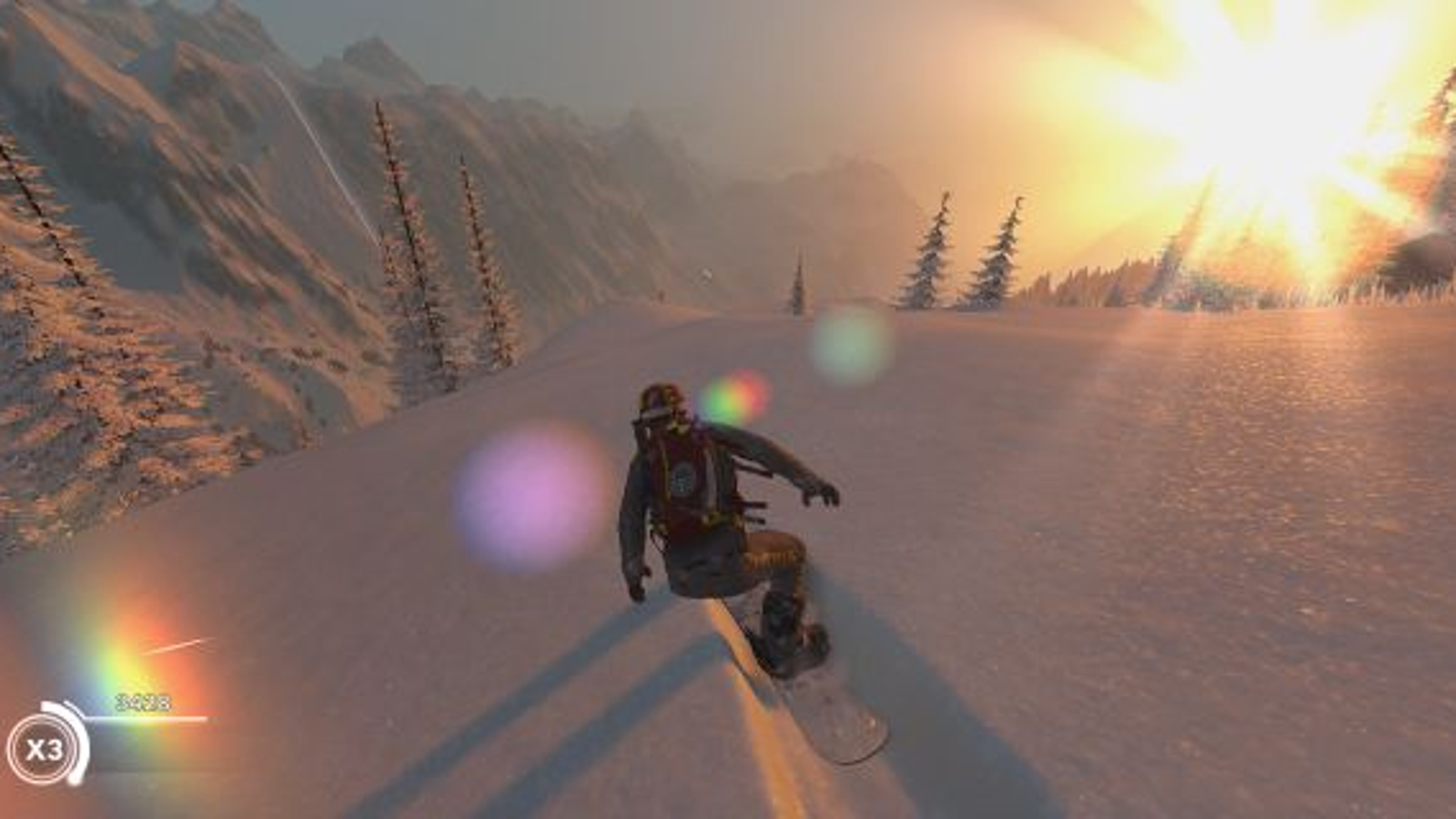 Игровой кадр Steep: заснеженные Альпы